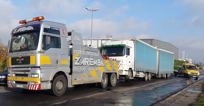 holowanie tir Lublin