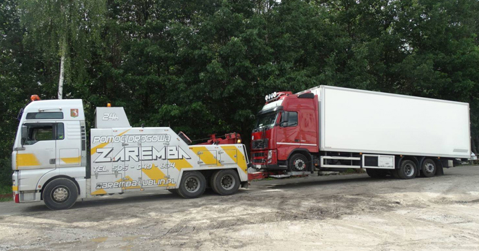 holowanie tir Lublin